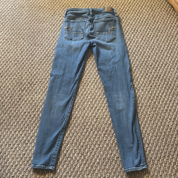 American Eagle Outfitters Dark Blue Skinny Jeans - Picture 2 of 2